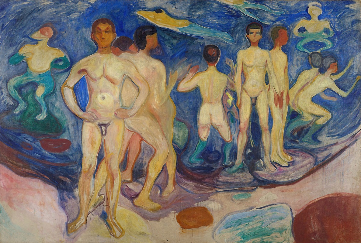 Edvard Munch - Bathing Young Men