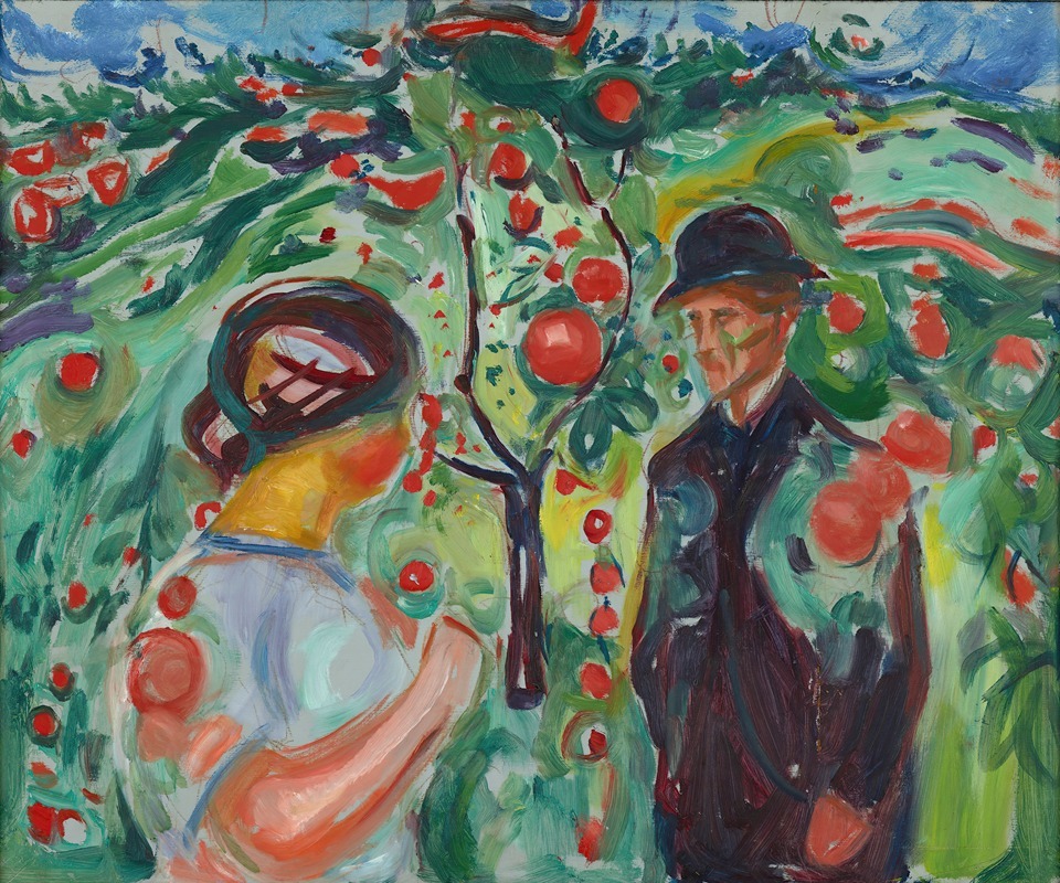 Edvard Munch - Beneath the Red Apples