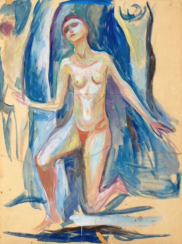 Edvard Munch - Kneeling Female Figure