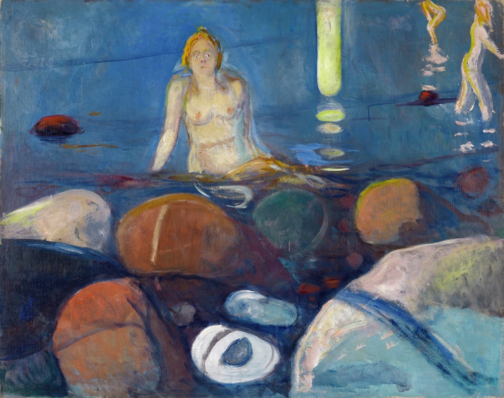 Edvard Munch - Summer Night. Mermaid