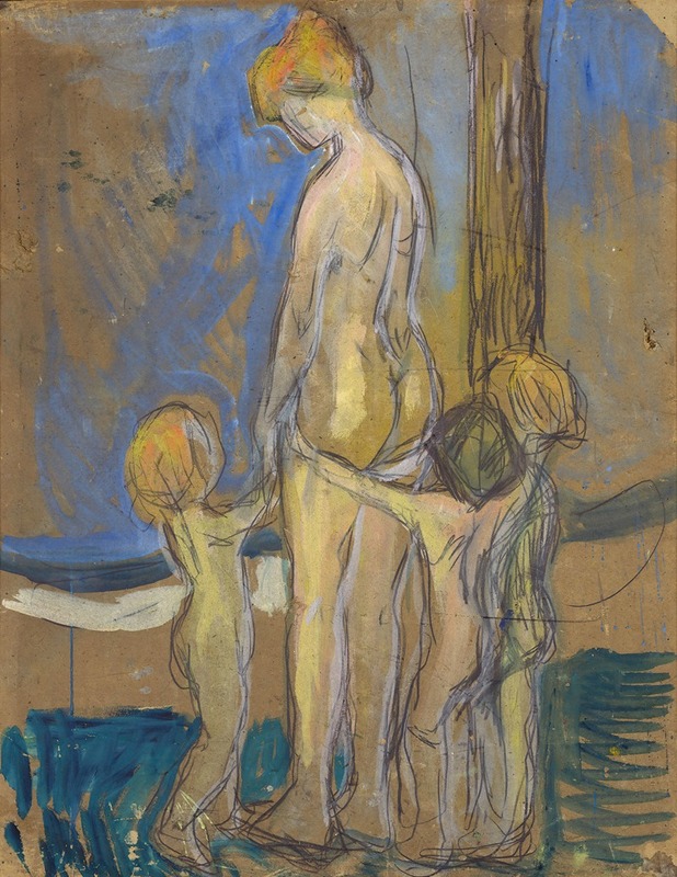 Edvard Munch - Woman with Children