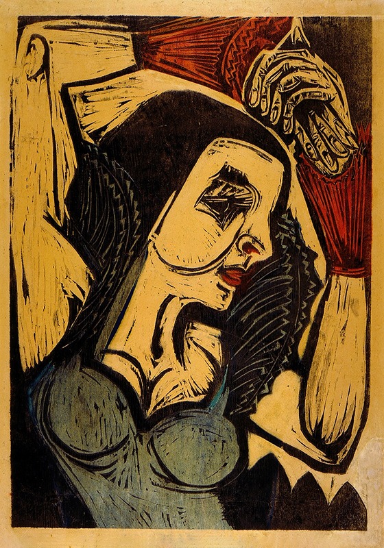 Ernst Ludwig Kirchner - Poster of Nina Hard