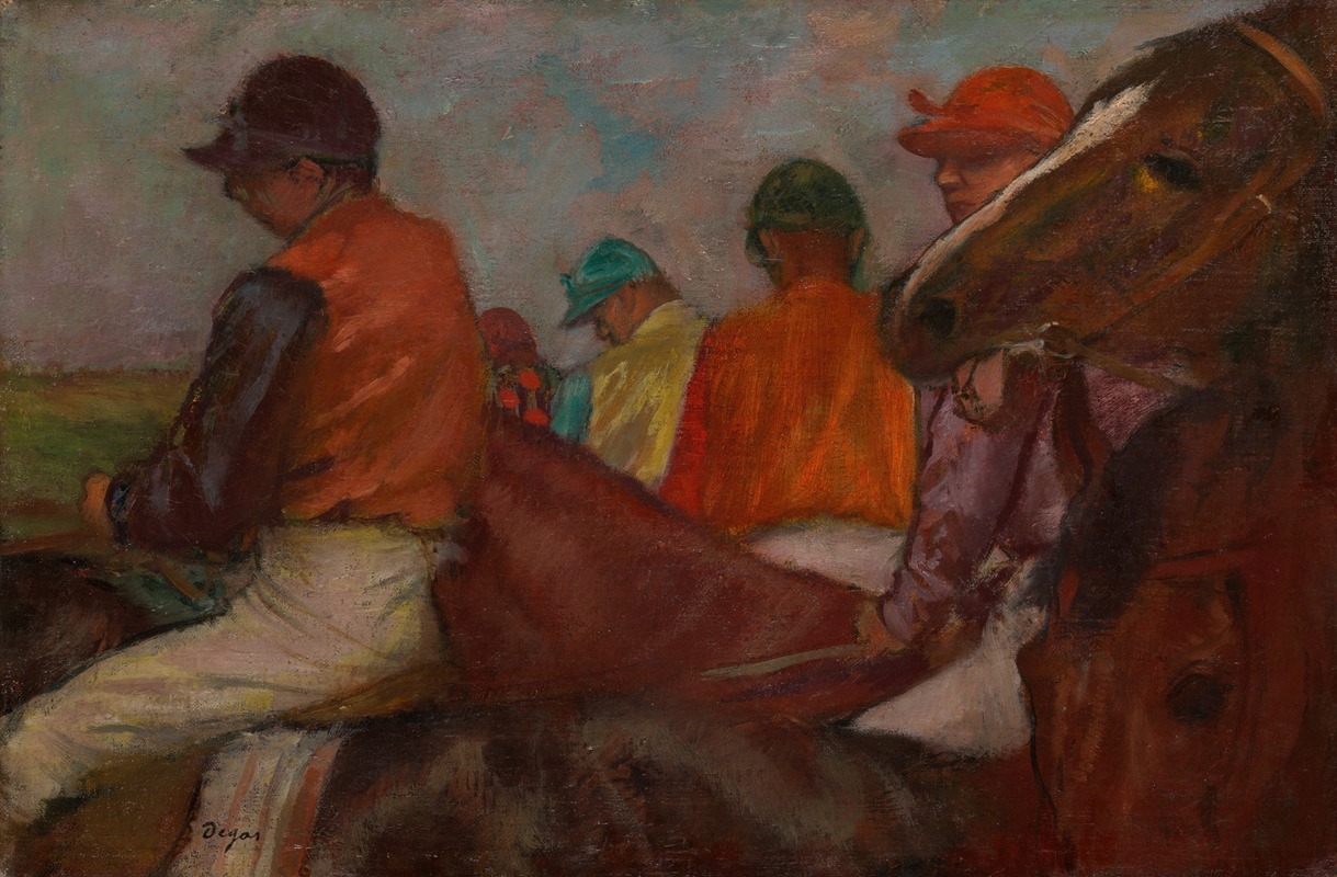 Edgar Degas - The Jockeys