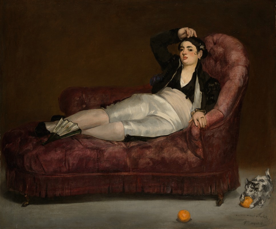 Édouard Manet - Reclining Young Woman in Spanish Costume