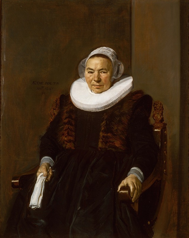Frans Hals - Portrait of an Elderly Woman, traditionally called Mevrouw Bodolphe