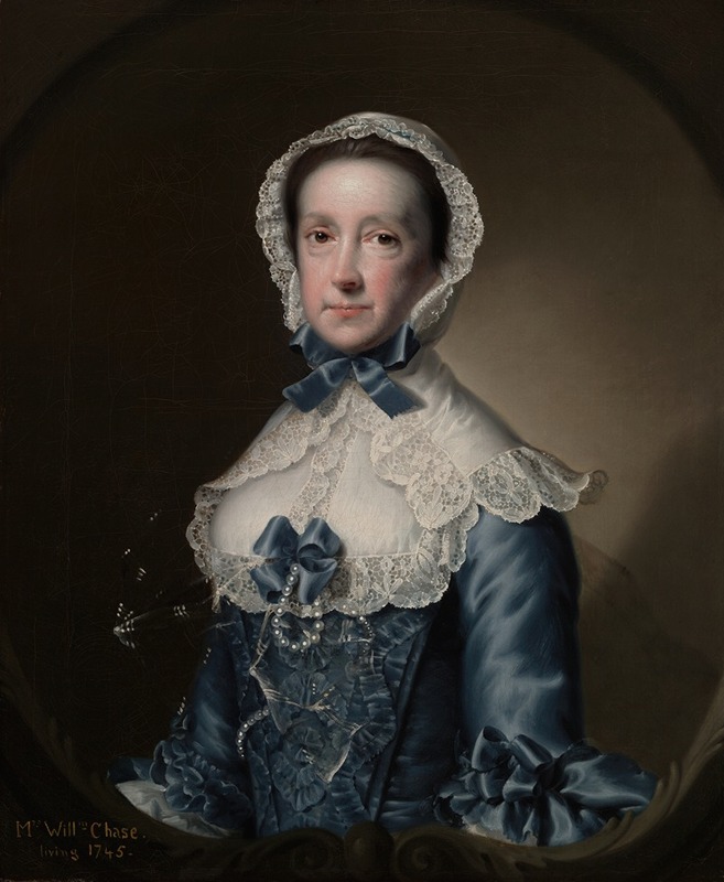 Joseph Wright of Derby - Portrait of Mrs. William Chase, Sr.