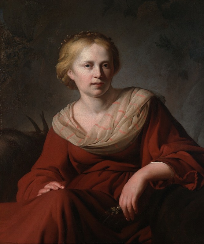 Reyer Jacobsz van Blommendael - A Young Woman in Arcadian Costume