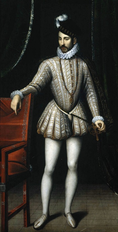 François Clouet - Portrait de Charles IX (1550-1574), roi de France