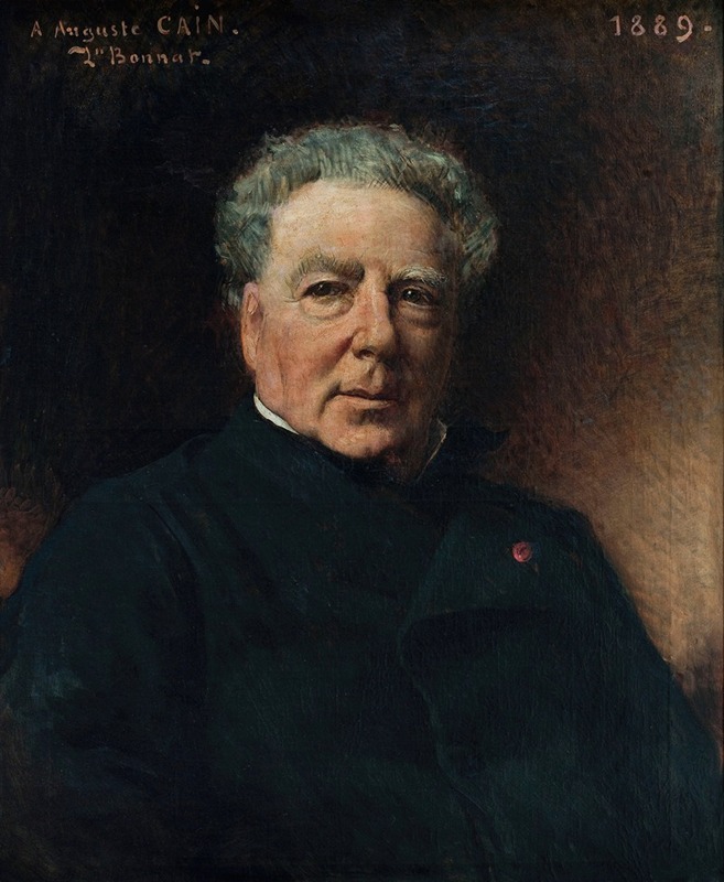 Georges Jules Victor Clairin - Portrait d’Auguste Cain