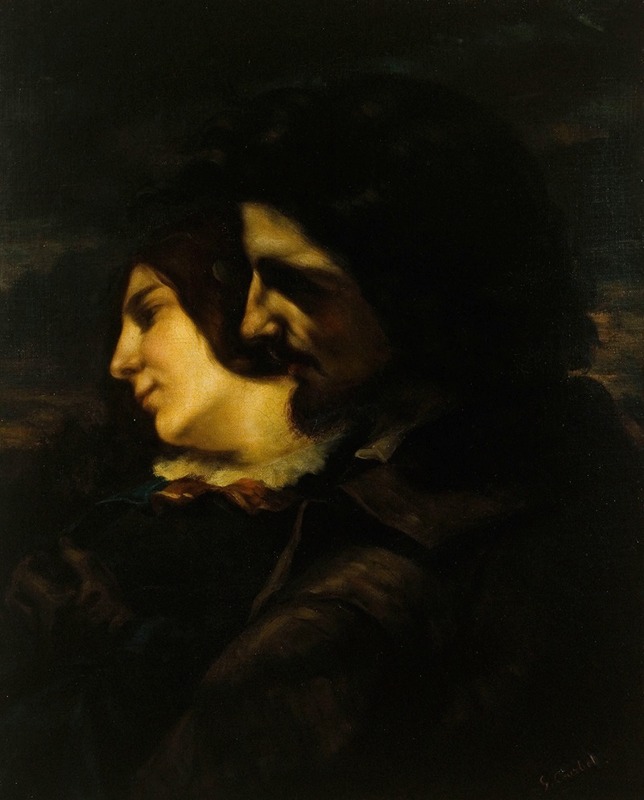 Gustave Courbet - Les amants dans la campagne