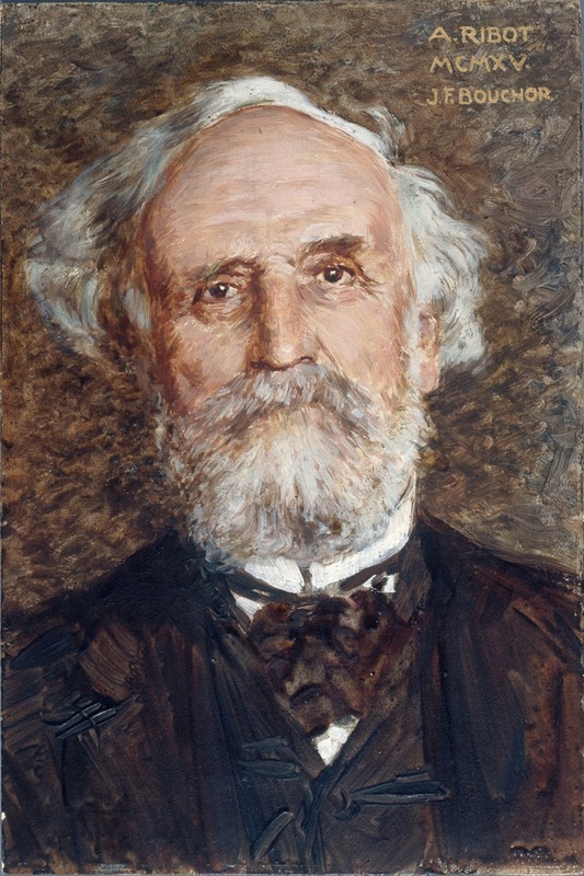 Joseph Félix Bouchor - Portrait d’Albert Ribot (1842-1923), homme politique.