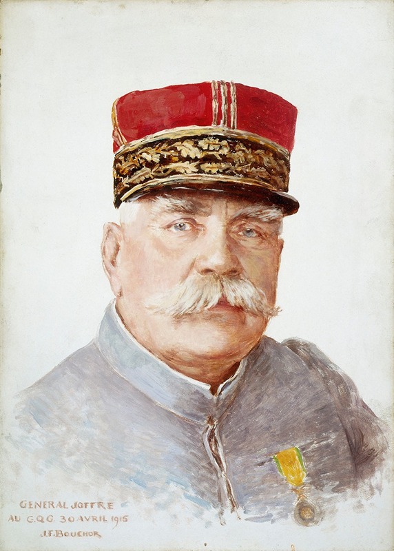 Joseph Félix Bouchor - Portrait du général Joseph Joffre (1852-1931).