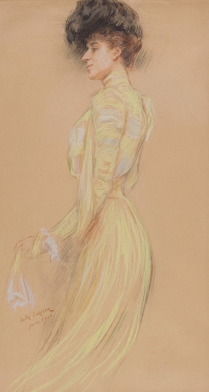 Jules Cayron - Portrait de Berthe Cerny