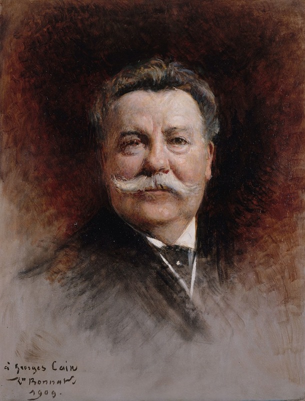Léon Bonnat - Portrait de Georges Cain (1853-1919), peintre et littérateur