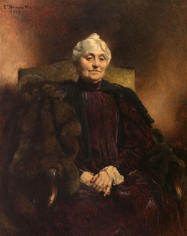 Léon Bonnat - Portrait de Madame Dubernet