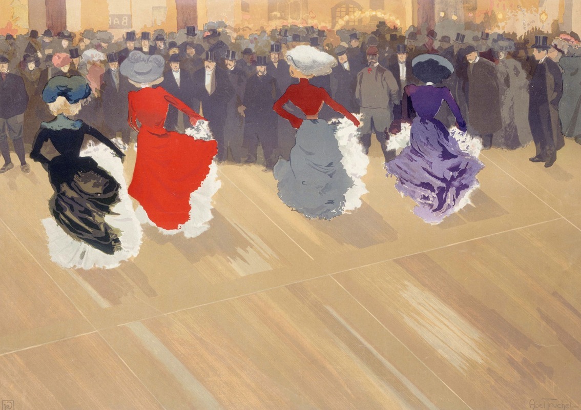 Louis Abel-Truchet - Le quadrille au Moulin-Rouge, 1902