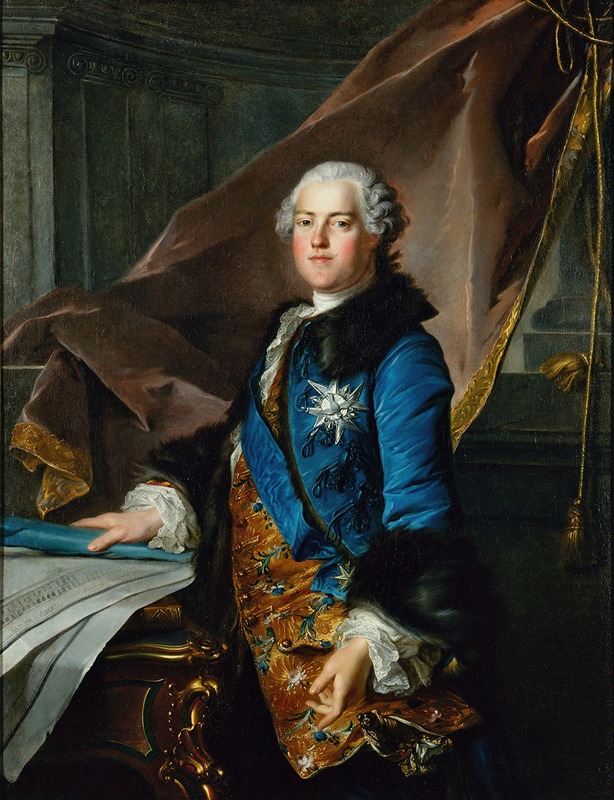 Louis Tocqué - Portrait d’Abel Poisson, marquis de Marigny