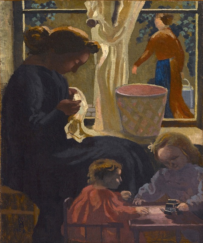 Maurice Denis - Intimité ou Ravaudeuse à la fenêtre