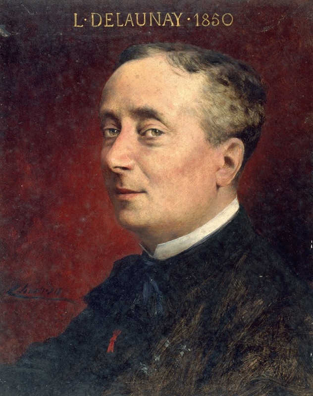 Théobald Chartran - Portrait de Louis Delaunay père (1826-1903), sociétaire de la Comédie Française