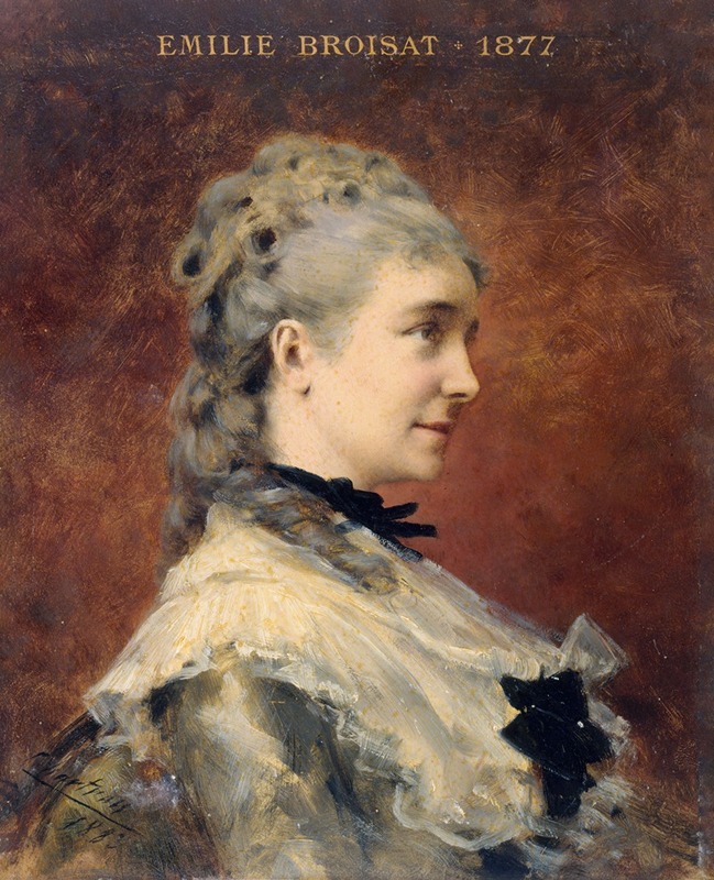 Théobald Chartran - Portrait d’Émilie Broisat