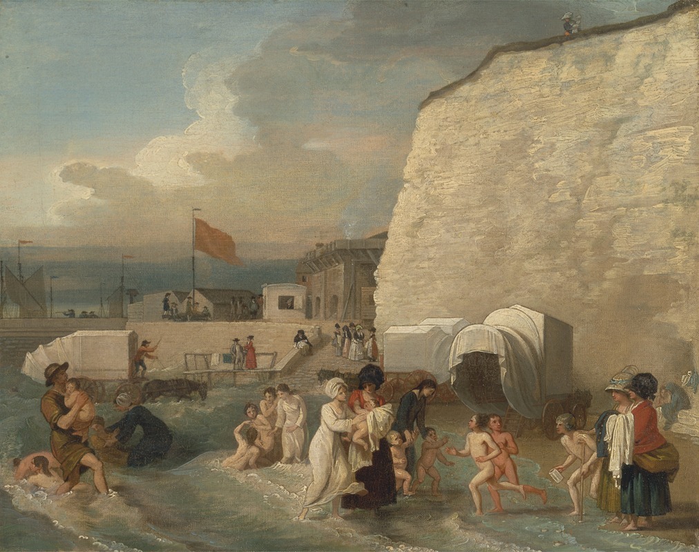 Benjamin West - The Bathing Place at Ramsgate