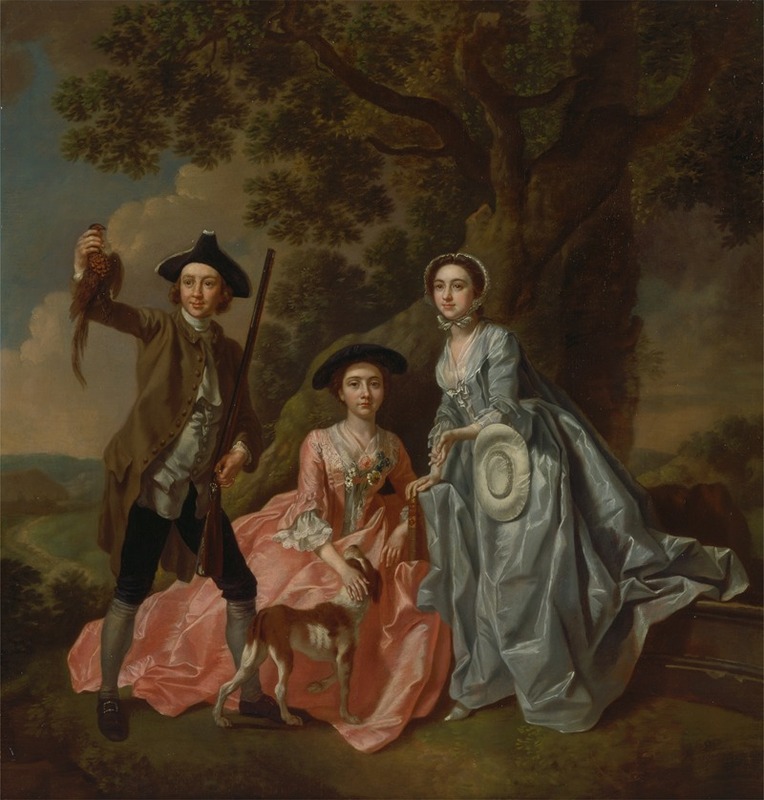 Francis Hayman - George Rogers and His Wife, Margaret, and His Sister, Margaret Rogers