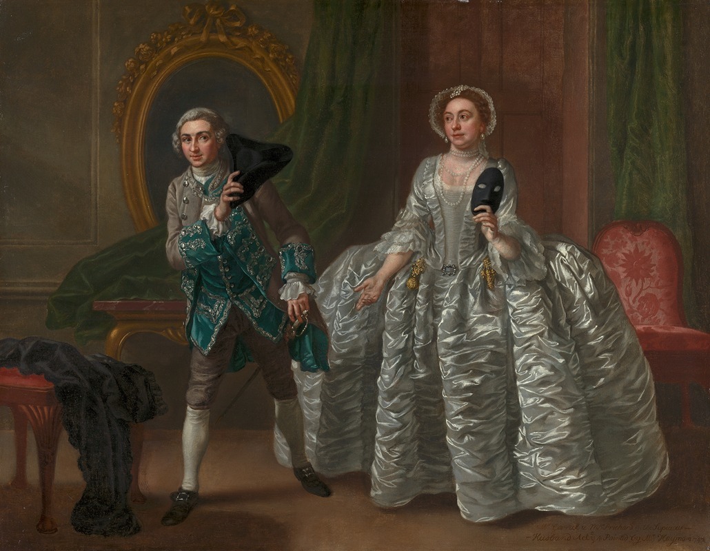 Francis Hayman - David Garrick and Mrs. Pritchard in Benjamin Hoadley’s ‘The Suspicious Husband’