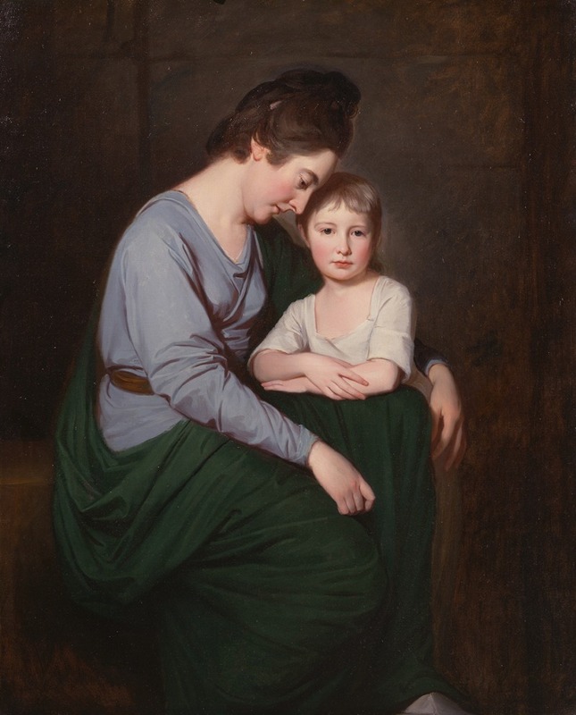 George Romney - Ann Wilson with Her Daughter, Sybil