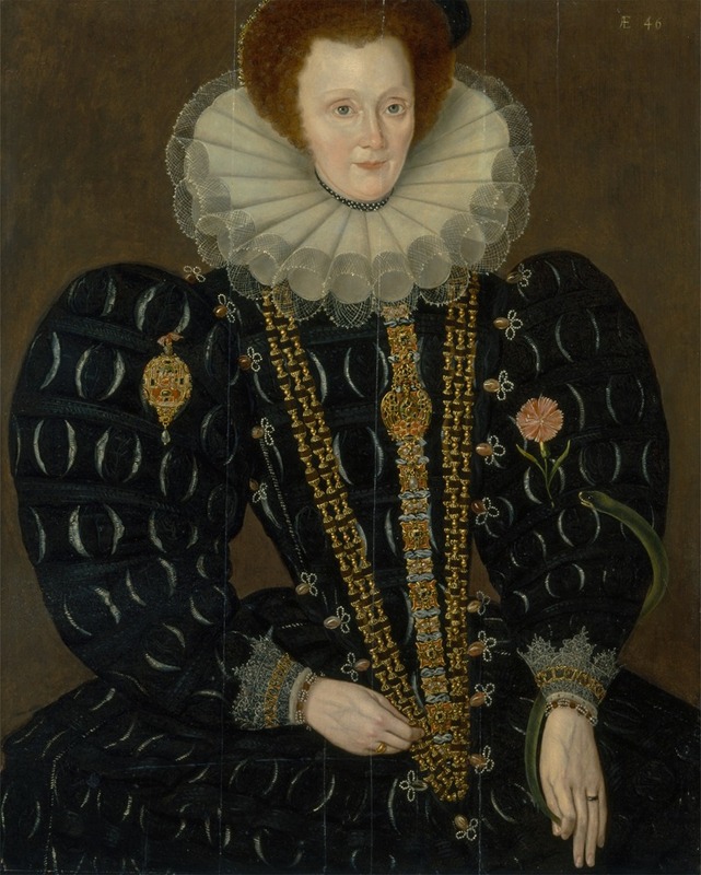 Marcus Gheeraerts the Younger - A Woman Called Lady Elizabeth Knightley