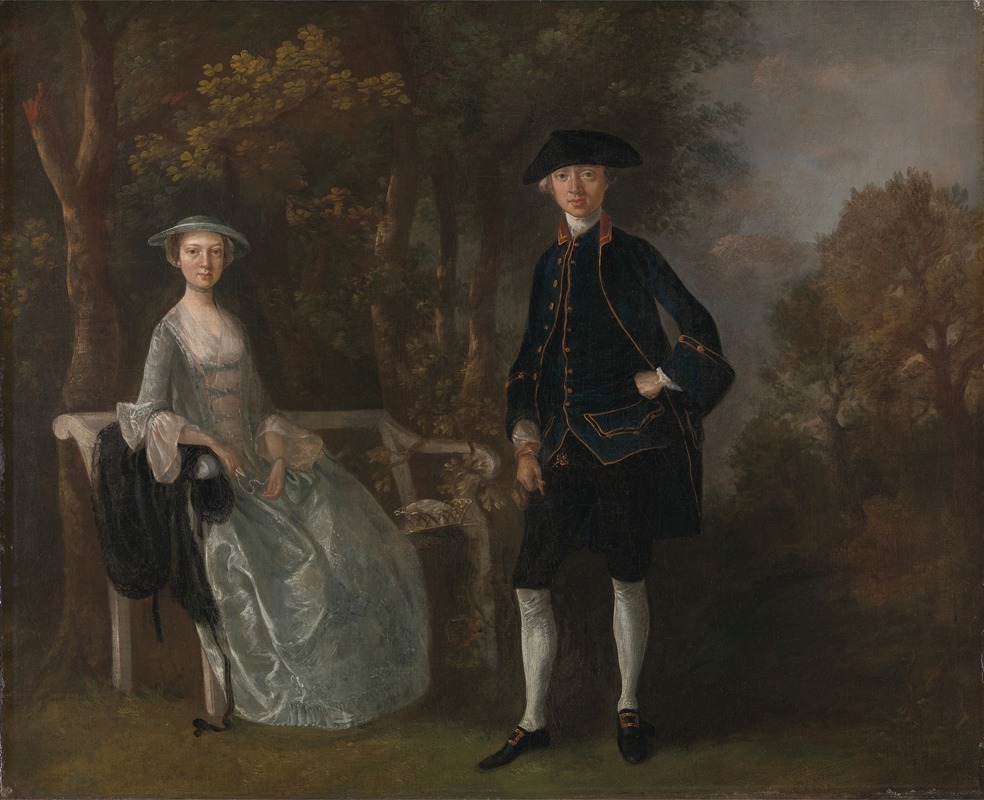 Thomas Gainsborough - Lady Lloyd and Her Son, Richard Savage Lloyd, of Hintlesham Hall, Suffolk