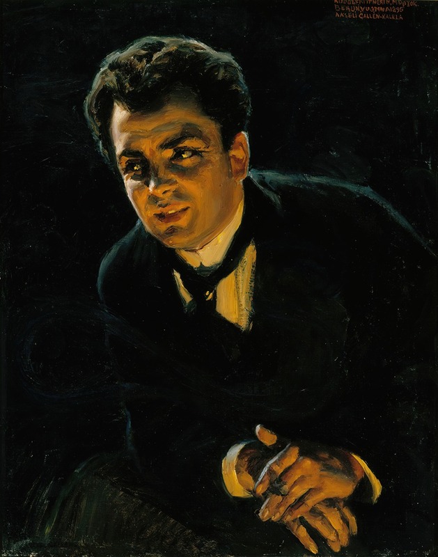 Akseli Gallen-Kallela - Portrait Of The German Actor Rudolf Rittner