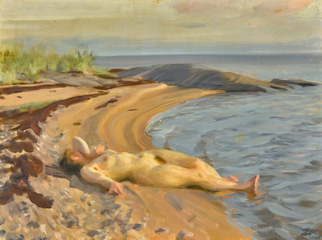 Anders Zorn - On The Beach