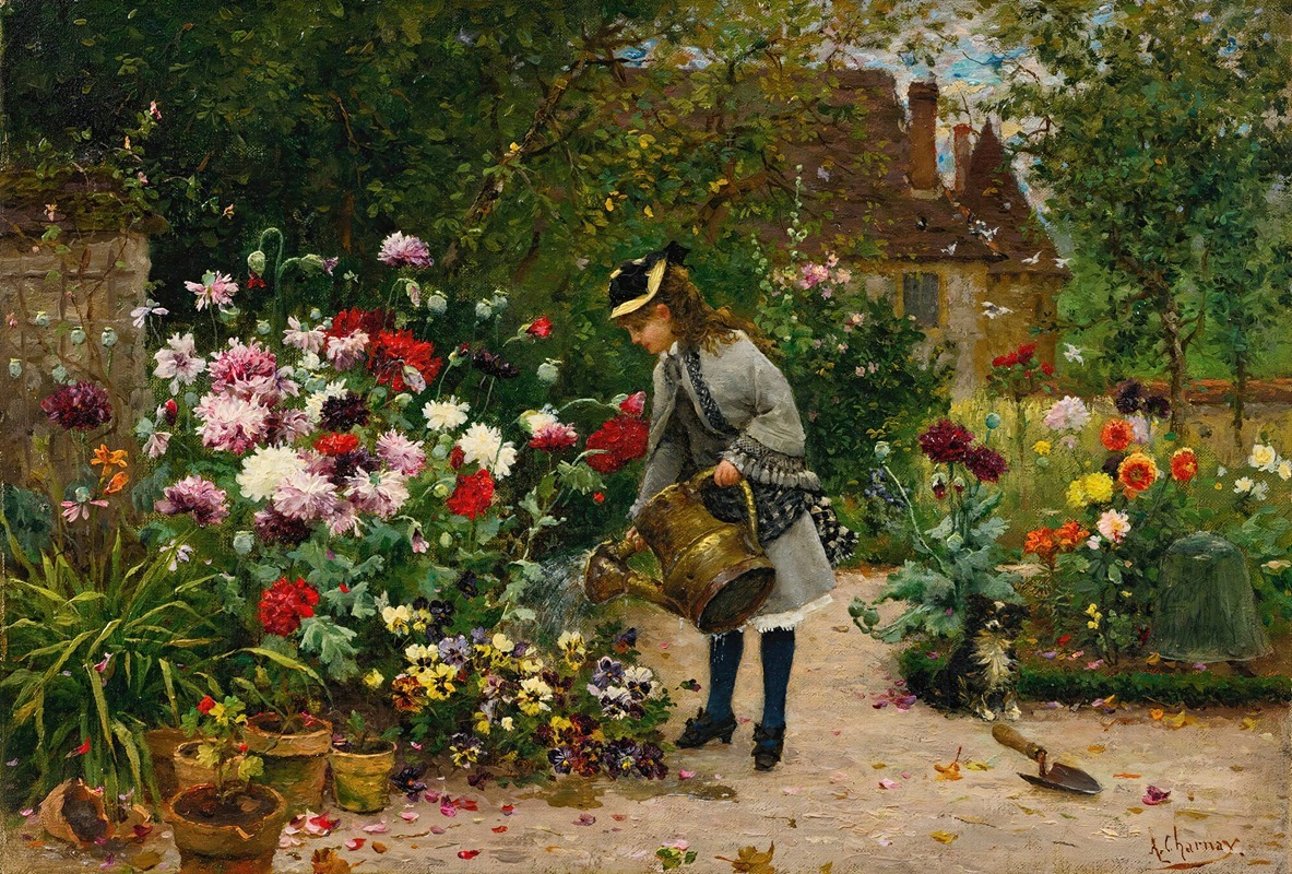 Armand Charnay - The Little Gardener