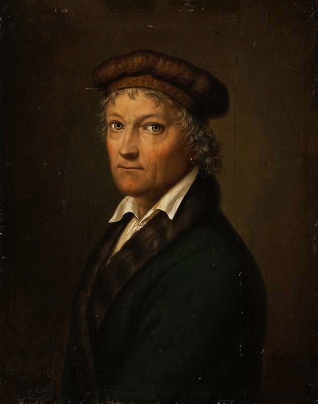 Bernhard Von Guérard - Portrait Of Thorvaldsen