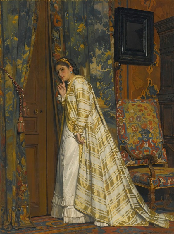 Charles Baugniet - Behind Closed Doors