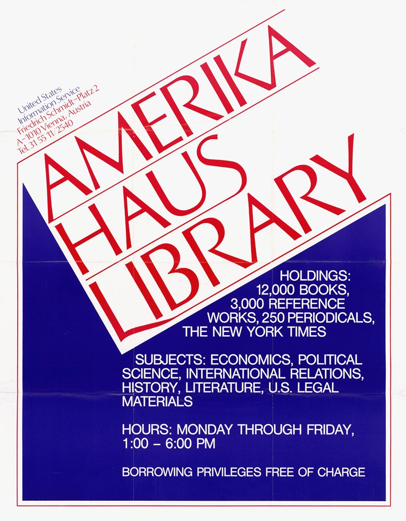 U.S. Information Agency - Amerika Haus Library