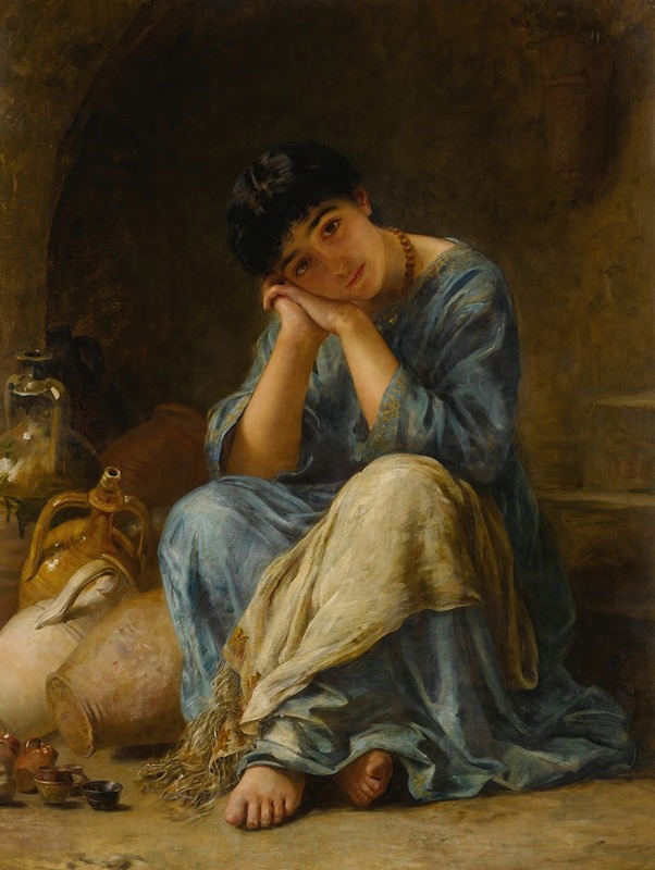 Edwin Long - The Ionian Pottery Seller