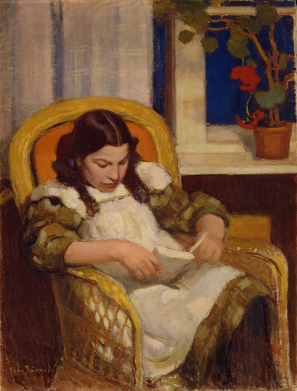 Eero Järnefelt - Girl Reading