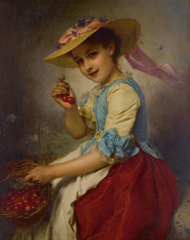 Etienne Adolphe Piot - The Cherry Girl