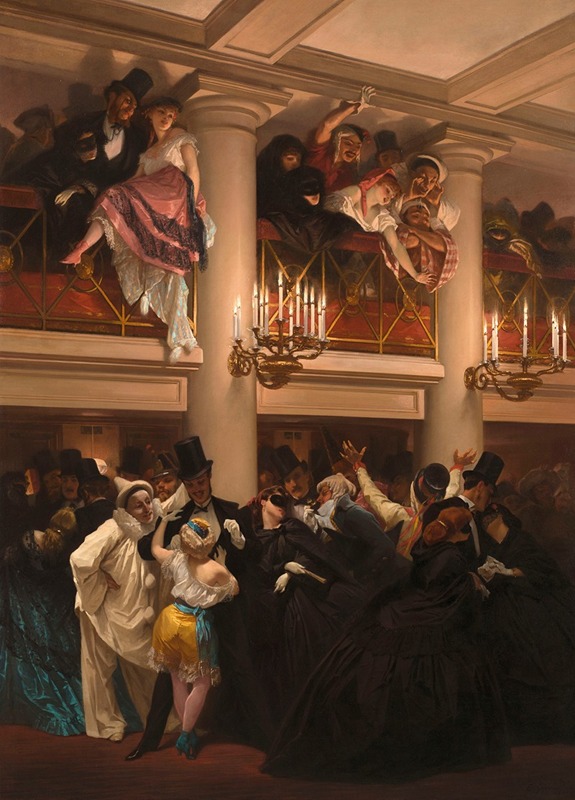 Eugène Giraud - The Opera Ball