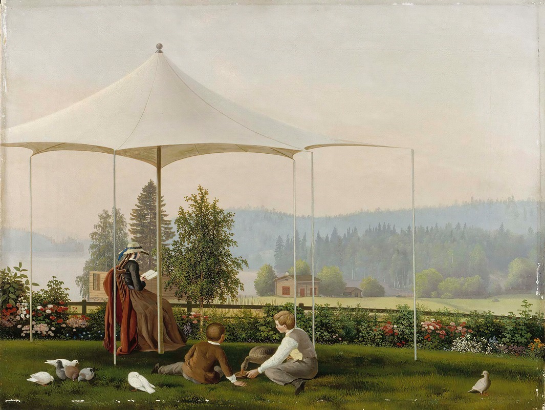 Ferdinand von Wright - In The Garden Of Haminalahti
