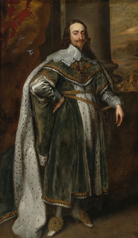 Follower of Anthony van Dyck - Portrait Of Charles I