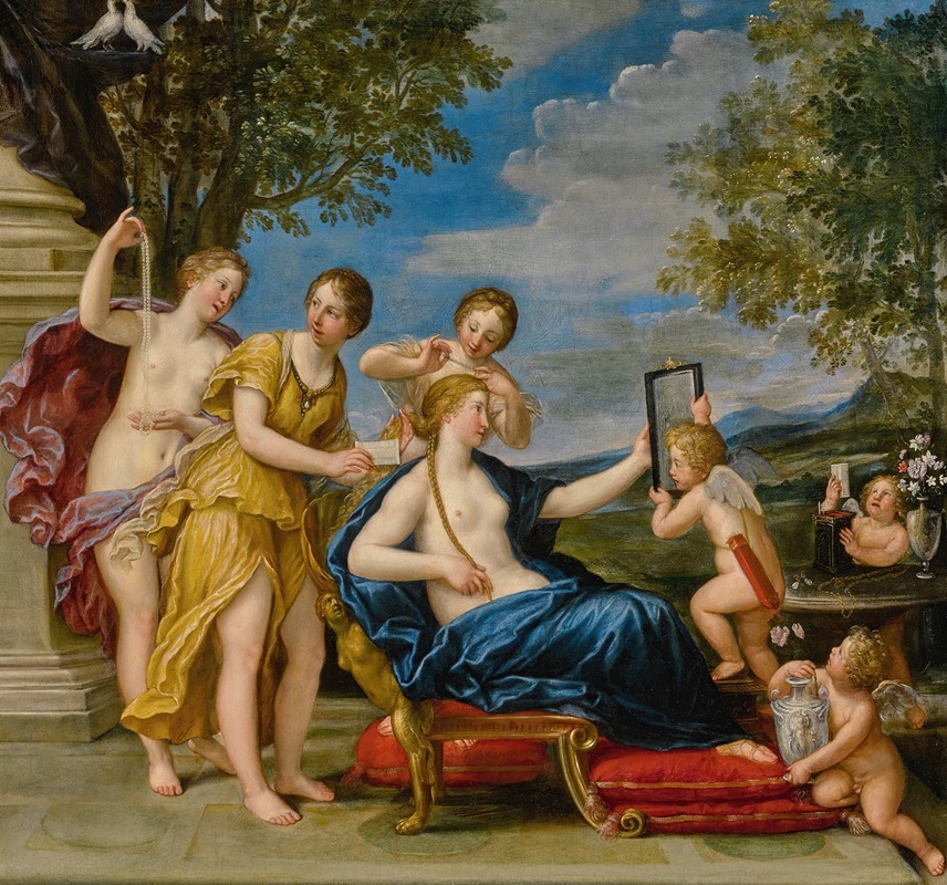 Francesco Albani - Toilet Of Venus