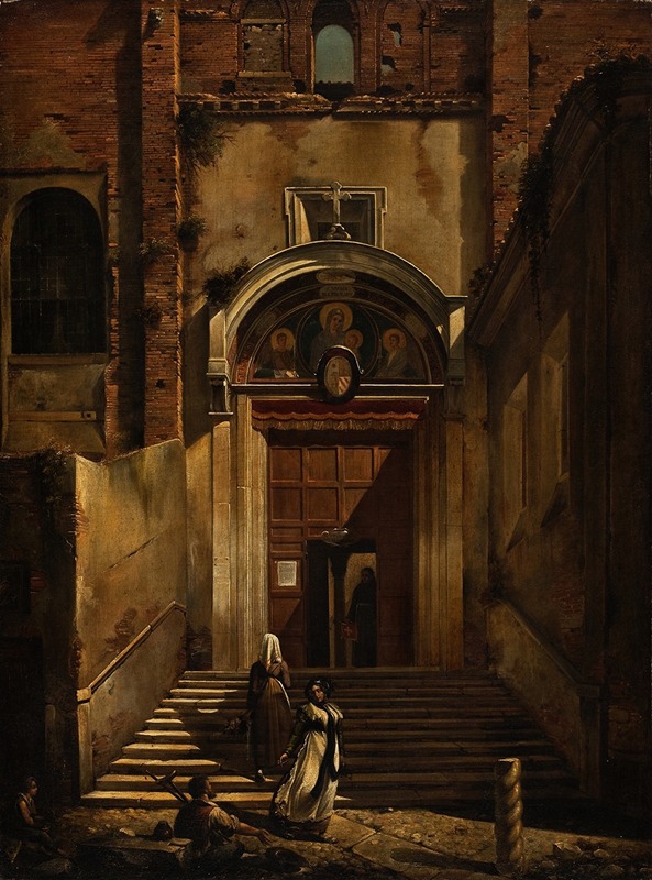 Francesco Diofebi - The Side Steps From The Capitol To The Church Of S. Maria In Aracoeli, Rome