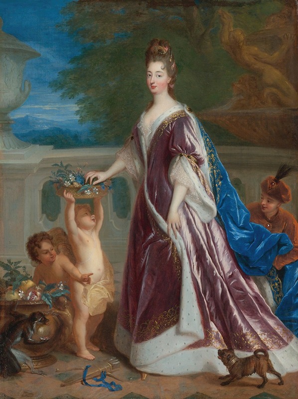 Jean-François de Troy - Portrait Of Elisabeth-Charlotte De Bavière, The Princess Palatine