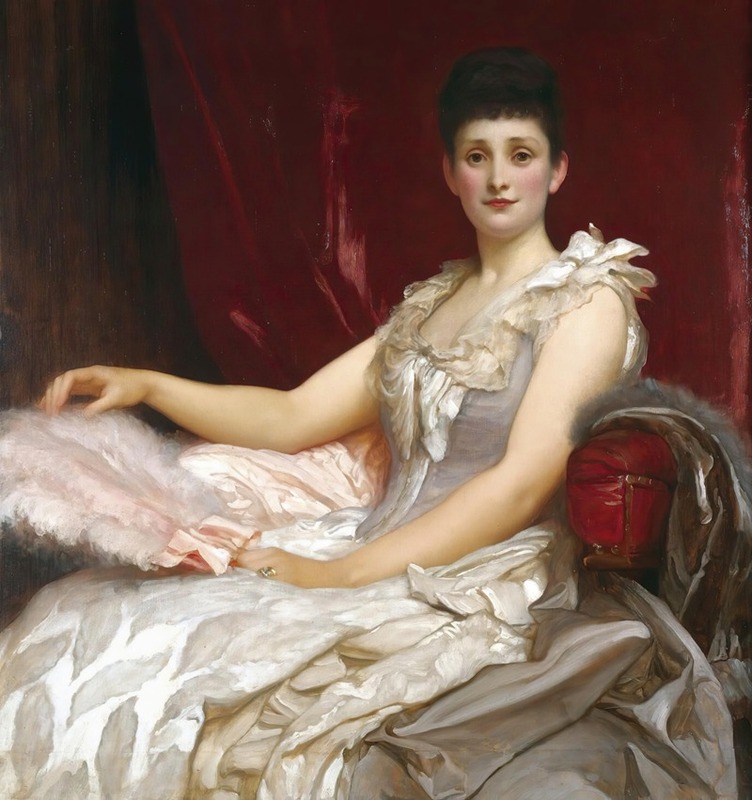 Frederic Leighton - Portrait Of Amy Augusta, Lady Coleridge