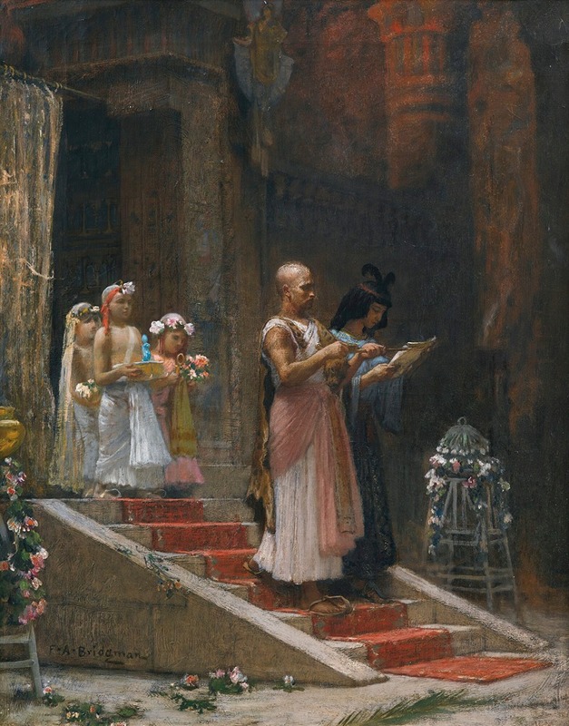 Frederick Arthur Bridgman - An Egyptian Procession