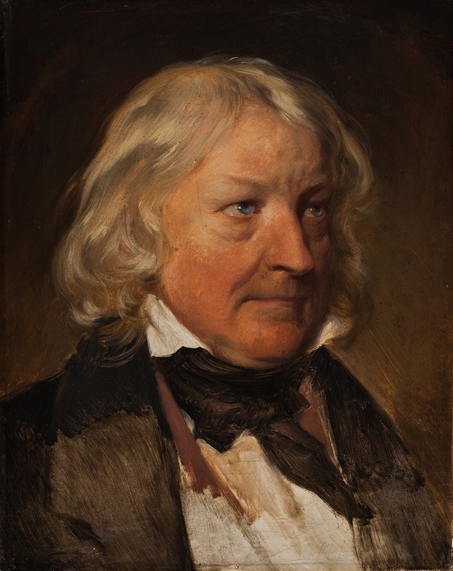 Friedrich von Amerling - Portrait Of Thorvaldsen