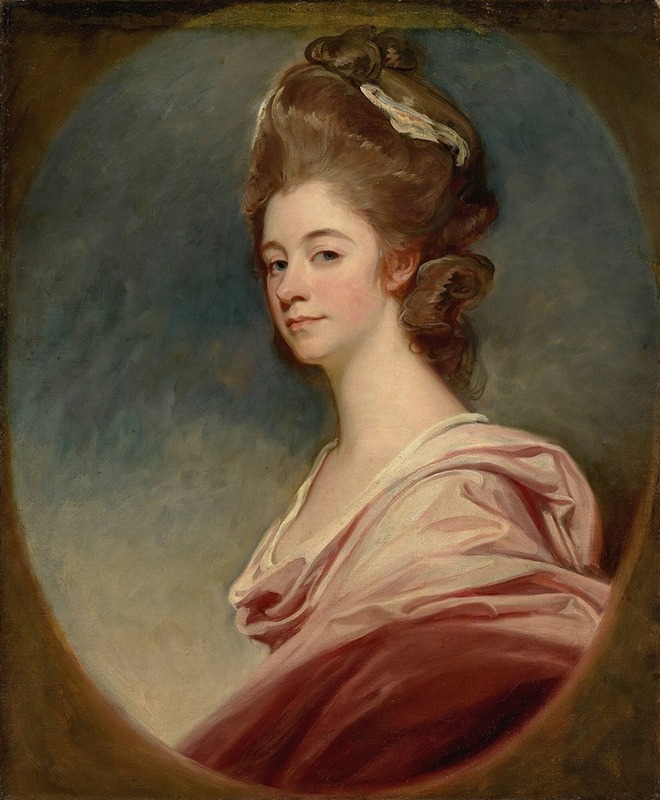 George Romney - Portrait Of Lady Emilia Kerr (1756-1832)