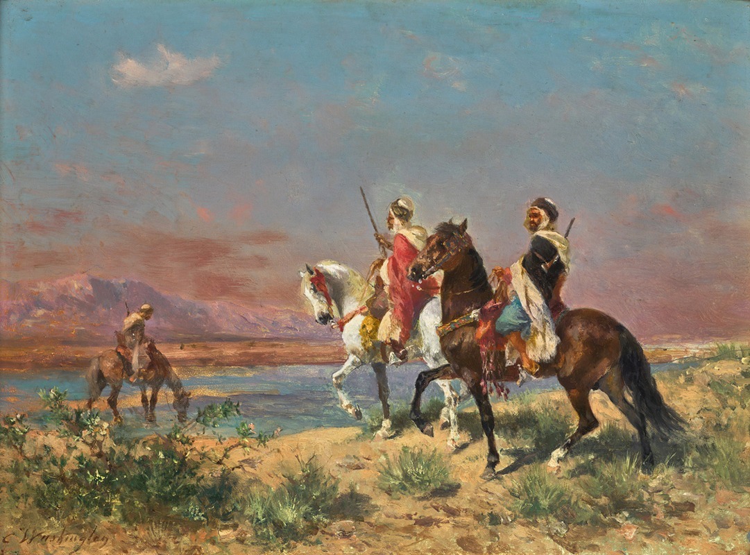 Georges Washington - Riders In A Landscape